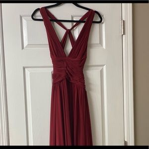 BCBG Burgundy gown